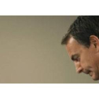 Zapatero, durante la rueda de prensa que ofreció tras reunirse el viernes con sindicatos y empresari