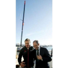 Camps, ayer con el presidente del sindicato Alinghi.