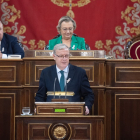 Antonio Silván, durante su intervención. DL