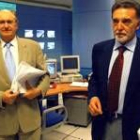 Miguel Alejo durante la presentación del informe de Tráfico