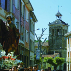 El santo será trasladado hoy en procesión desde la ermita a la parroquia.