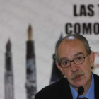 Francisco García Pérez durante su conferencia.