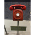 Teléfono rojo empleado por el presidente de EEUU Jimmy Carter.