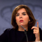 La vicepresidenta, Soraya Sáenz de Santamaría, en una imagen de archivo.