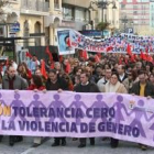 Cientos de personas participaron en el acto de protesta de ayer