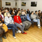 Adrián Arés Luque, la trabajadora social Elvira Martínez, Serafín de Abajo Olea y la responsable de
