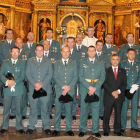 Los agentes, con Jerónimo Martínez y José Miguel Palazuelo.