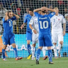 La desolación fue patente en los italianos.