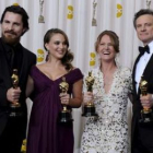 Christian Bale, Natalie Portman, Melissa Leo y Colin Firth, ganadores a la interpretación.