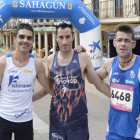 Alberto, Mediavilla y Pérez conformaron el podio de una Sahagún-Mudéjar que también contó con una prueba solidaria abierta a todas las edades. ACACIO