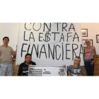 Personas afectadas que esperan solución a su caso y combaten desde Stop Desahucios León, alojada por el CCAN.