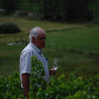 Dumas García Canedo, en una de las viñas de la familia sobre las que transmitió a sus hijos una manera de trabajar, hacer y vivir el vino. DL