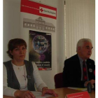 Gloria de la Rosa y José Varela, ayer en la rueda de prensa