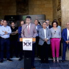 Homenaje de la Diputación de León al concejal asesinado. MARCIANO