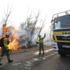 Incendio forestal en Santa Olaja de la Ribera. F. Otero Perandones.