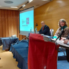 El presidente de la Diputación, Eduardo Morán, en un momento de su intervención ayer en Sevilla. DL