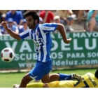 La salida de Del Olmo mejoró el juego de la Deportiva pero no fue suficiente para remontar.