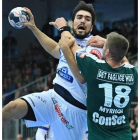Juanjo Fernández durante un partido de Champions. DL