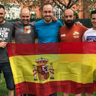 Rubén y Luis Alfonso junto al resto de compañeros de selección. DL