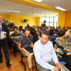 Jorge Llorente, en el acto que se celebró ayer en Villalibre de la Jurisdicción. ANA F. BARREDO