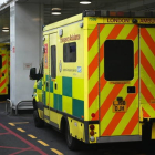 Ambulancias del University College Hospital de Londres. NEIL HALL