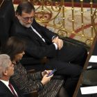 Aspecto que presentaba ayer el Congreso. J. J. GUILLÉN
