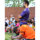 ‘Caberín’ y ‘el Junco’ en el corro de Villafañe del 2015 . A. B.
