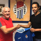 Valdo fue presentado ayer como nuevo jugador del Peña Sport. DL