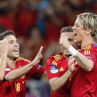 Jordi Alba, Mata y Torres forman parte de un estilo de juego que ha encumbrado a La Roja al éxito.