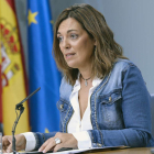 La consejera y portavoz de la Junta, Milagros Marcos. NACHO GALLEGO