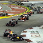 Vettel por delante de todos en el GP de Singapur.