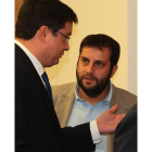 García del Blanco y Óscar López, en una imagen de archivo.