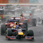 Las condiciones del trazado de Sepang marcaron el inicio del Gran Premio de Malasia.