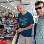 Valentín Carrera, ayer en la Feria del Libro.