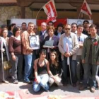 La familia del fallecido participó en el homenaje