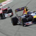 Webber gana la batalla a Fernando Alonso por la segunda posición.