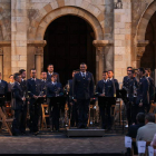 El patio de la colegiata de San Isidoro se llenó para asistir al concierto.