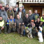 Cazadores de becada en los montes de Modino.