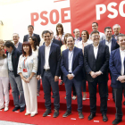 Componentes de la Ejecutiva Federal del PSOE.