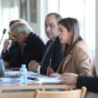 El presidente Gómez Franco, ayer en la asamblea. ANA F. BARREDO