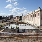Obras en la antigua estación de Renfe.