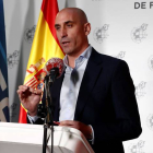 El presidente de la Real Federación Española de Fútbol Luis Rubiales. EFE