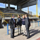 El alcalde ponferradino y varios concejales inauguraron ayer las obras.