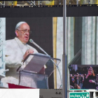 El papa envió un saludo a los fieles que celebraron la Fiesta de la Sagrada Familia.