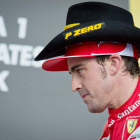 Fernando Alonso transitó solo buena parte de la carrera.