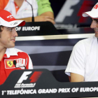 Fernando Alonso y Pedro de la Rosa guardan muy buena relación de su etapa en McLaren.