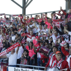 La afición de la Cultural volvió a volcarse con su equipo en el Municipal de Guijuelo. ALMEIDA