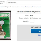 'Charlie Hebdo', en Ebay.