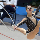 La gimnasta leonesa volvió a mostrar ante la élite mundial su calidad y prestaciones de excelsa gimnasta.