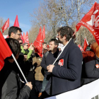 Manifestación en defensa de la sanidad pública, con la presencia de responsables de las plataformas convocantes y de dirigentes políticos de la Comunidad.